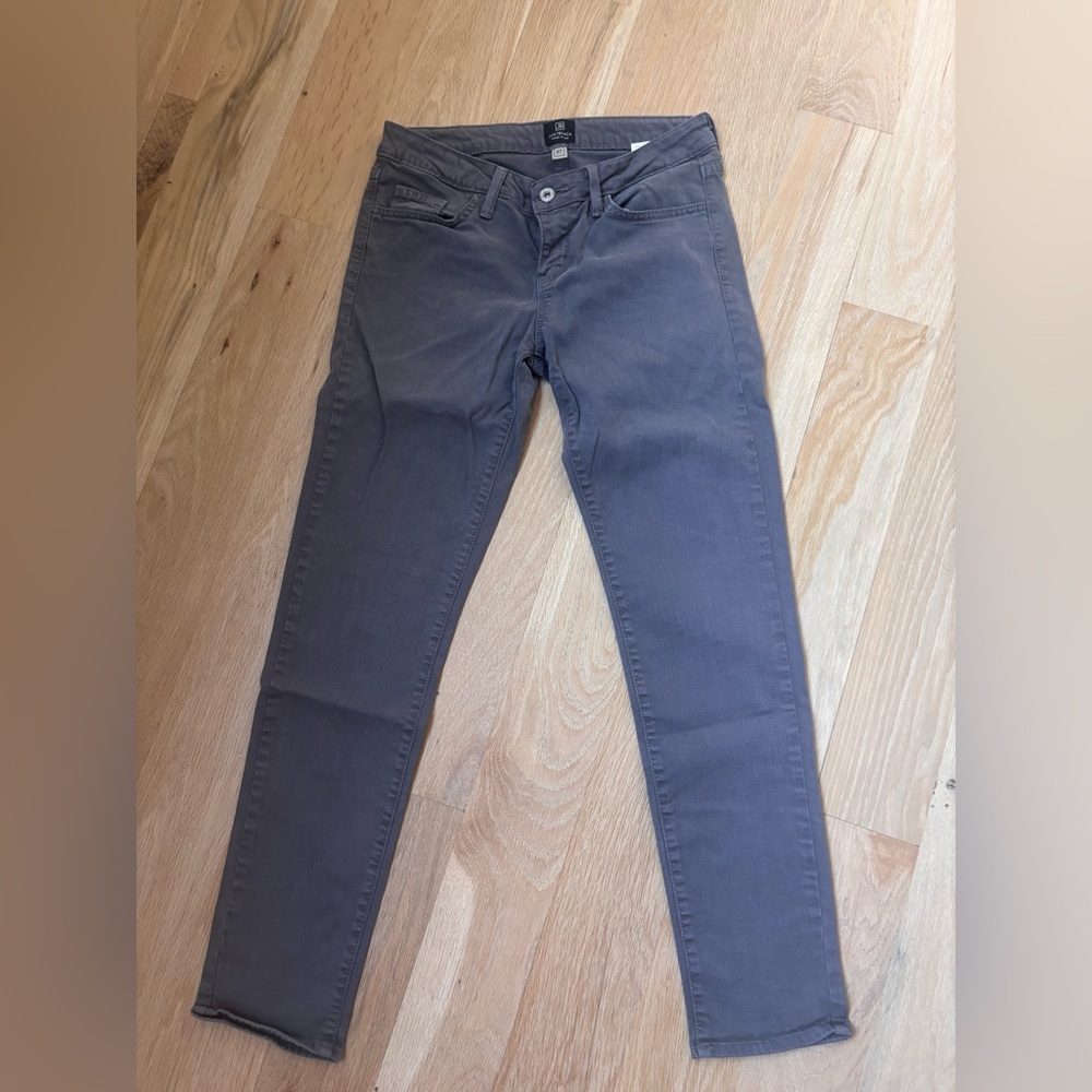Just Black Gray Skinny Jeans. Size 27
